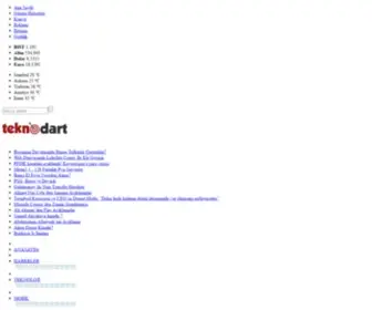 Teknodart.com(Teknoloji Haberleri ve Güncel Teknoloji) Screenshot