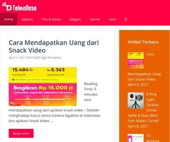 Teknodeso.com(Mengulas Berbagai Hal Tentang Teknologi) Screenshot