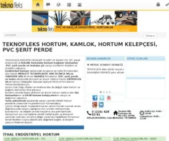 Teknofleks.com.tr(Teknofleks hortum) Screenshot