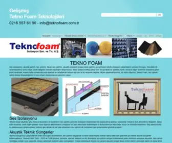 Teknofoam.net(Recticel) Screenshot