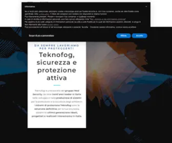 Teknofog.com(Sistemi di sicurezza Teknofog e Silver Barrier) Screenshot