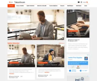 Teknoforum.org(Türkiye’nin Lider Domain & Hosting Markası) Screenshot