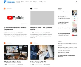 Teknoin.id(Situs Tekno Paling Update) Screenshot