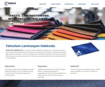 Teknolamlaminasyon.com.tr(Laminasyon Hizmetleri) Screenshot