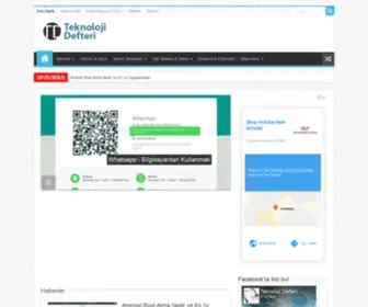 Teknolojidefteri.com(Bilişim teknolojileri) Screenshot