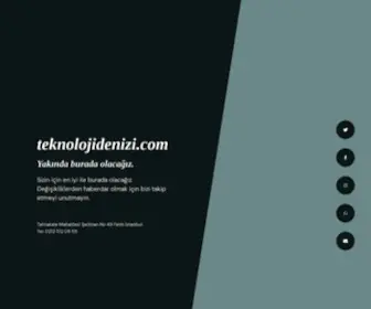 Teknolojidenizi.com(Teknoloji Denizi) Screenshot