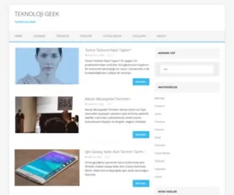 Teknolojigeek.com(Teknoloji Geek) Screenshot