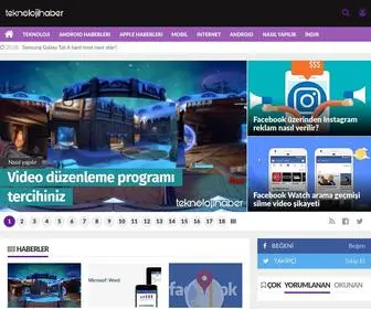 Teknolojihaber.net(Teknoloji haber) Screenshot