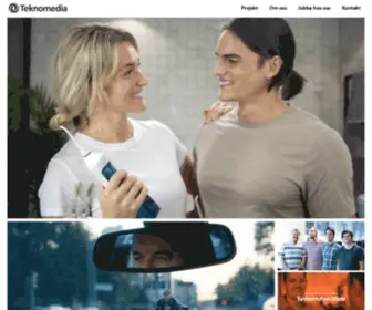 Teknomedia.se(Digital produktionsbyrå) Screenshot