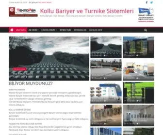 Teknoper.com(Kollu Bariyer Sistemi) Screenshot