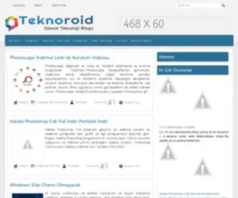 Teknoroid.net(Teknoroid Teknoroid: Güncel Teknoloji ve Ücretsiz Yazılım Klavuzunuz) Screenshot