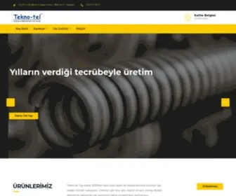 Teknotelyay.com.tr(Tekno Tel Yay Sarma ve Makina İmalat San) Screenshot