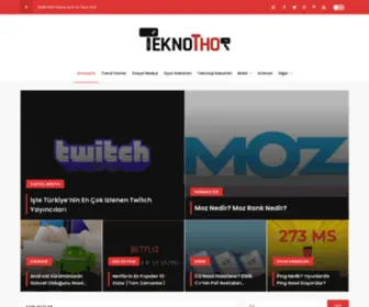 Teknothor.com(Sosyal Medya ve Teknoloji Blogu) Screenshot