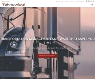 Teknowlogi.com(Transportation Management Software using the logistic industry’s 1st cloud) Screenshot