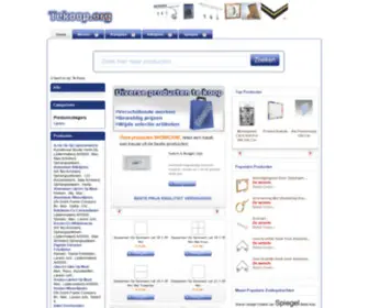 Tekoop.org(Uw zoekmachine) Screenshot