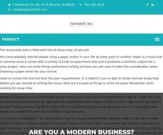 Tekpointe365.com(TEKPOINTE 365) Screenshot