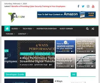 Tekraze.com(Dive Into Technology) Screenshot
