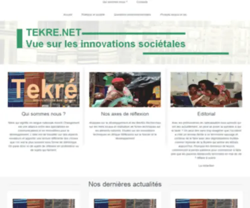 Tekre.net(Journalisme-engagé) Screenshot
