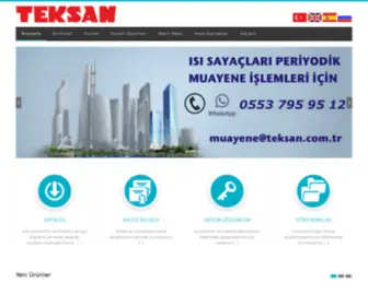 Teksan.com.tr(Teknolojik Ölçüm Sistemleri) Screenshot