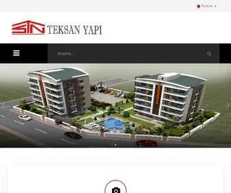 Teksanyapi.com(Teksan Yap) Screenshot