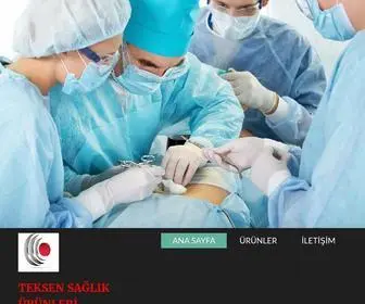 Teksensaglik.com(TEK KULLANIMLIK SEDYE ÖRTÜSÜ) Screenshot