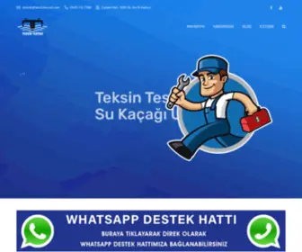 Teksintesisat.com(Alanya Su Kaçağı Uzmanı) Screenshot