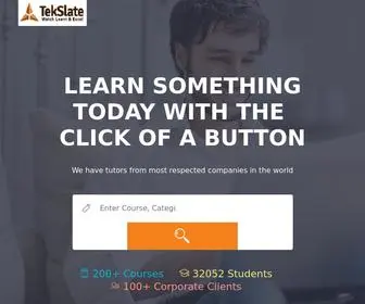 Tekslate.com(TekSlate INC) Screenshot