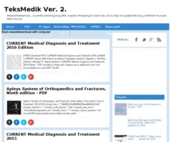 Teksmedik.com(Free Medical Resources) Screenshot