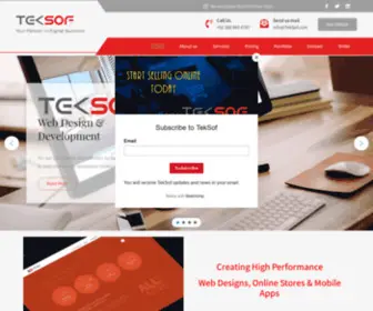 Teksof.com(Website Design Company) Screenshot