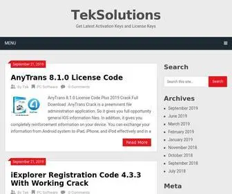 Teksolutionz.com(TekSolutions) Screenshot