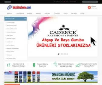 Tekstilmalzeme.com(Tesktil Sarf Malzemeleri) Screenshot