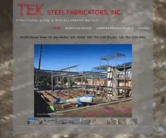 Tekstl.com(TEK Steel Fabricators) Screenshot