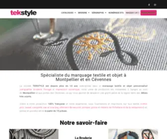 Tekstyle.fr(Agence de communication) Screenshot