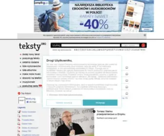 Teksty.org(Teksty piosenek) Screenshot