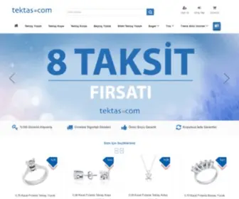 Tektas.com(Türkiye’nin en büyük mücevher mağazası ’da en uygun fiyatlar) Screenshot