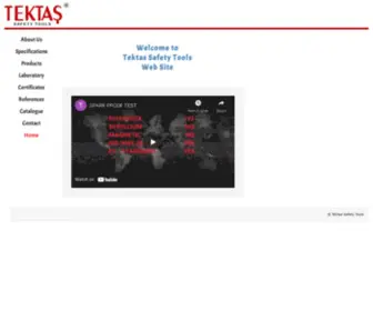 Tektastools.com(Tektas Safety Tools) Screenshot