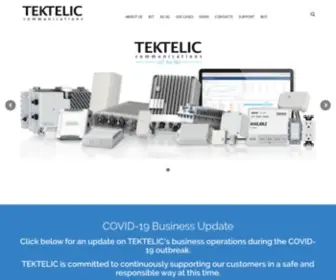 Tektelic.com(Global IoT leader of End) Screenshot