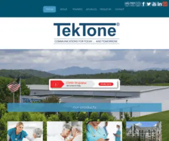 Tektone.net(TekTone®) Screenshot