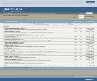 Tektorum.de(Diskussionsforum) Screenshot