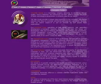 Tekwebvisuals.com(Web site development) Screenshot