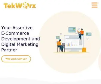 Tekworxph.com(E-Commerce and Digital Marketing Services Philippines MSMEs) Screenshot