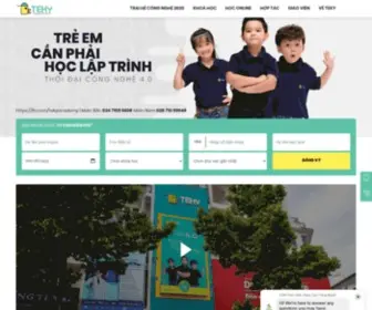Teky.edu.vn(Học viện đào tạo lập trình online trực tuyến hàng đầu cho trẻ em) Screenshot