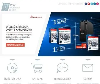 Tekyaz.com(SOLIDWORKS, SolidCAM, Cimatron Türkiye Distribütörü) Screenshot
