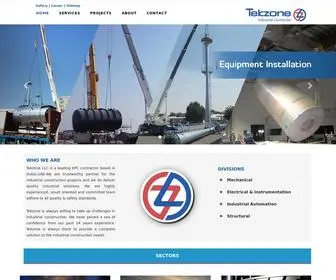 TekZoneme.com(Electrical and Mechanical Contractors in Dubai) Screenshot