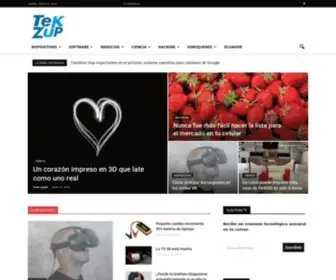 TekZup.com(Revista ecuatoriana de Tecnologia) Screenshot