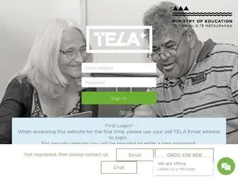 Tela.co.nz(Home) Screenshot