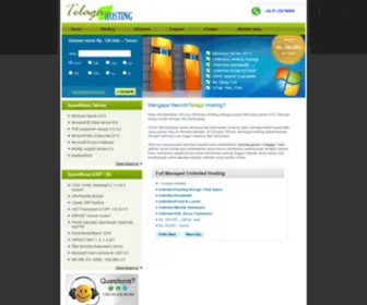 Telagahosting.com(Hosting Windows Murah Indonesia) Screenshot