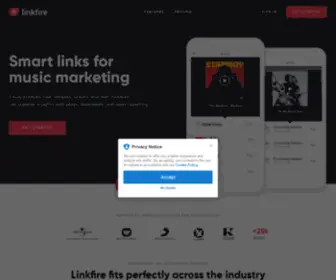 Telamo.click(Smart links for music marketing) Screenshot