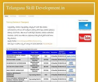 Telanganaskilldevelopment.in(Telangana Skill) Screenshot