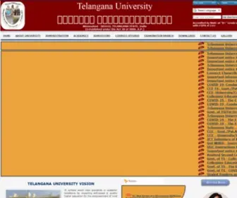 Telanganauniversity.ac.in(Telangana University) Screenshot